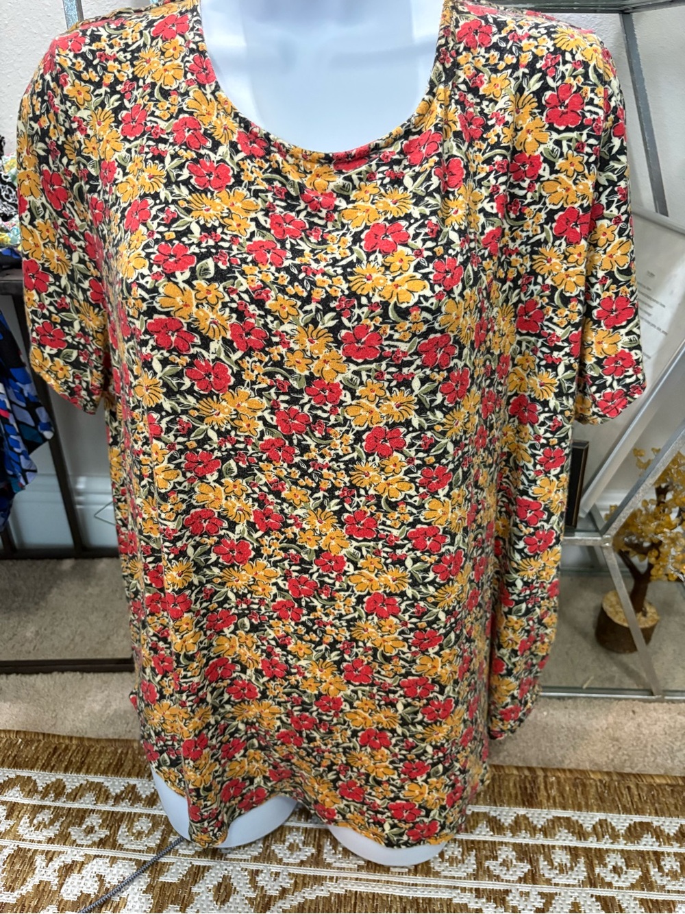 Philosophy Women Republic Clothing short sleeve round neck blouse plus 2x